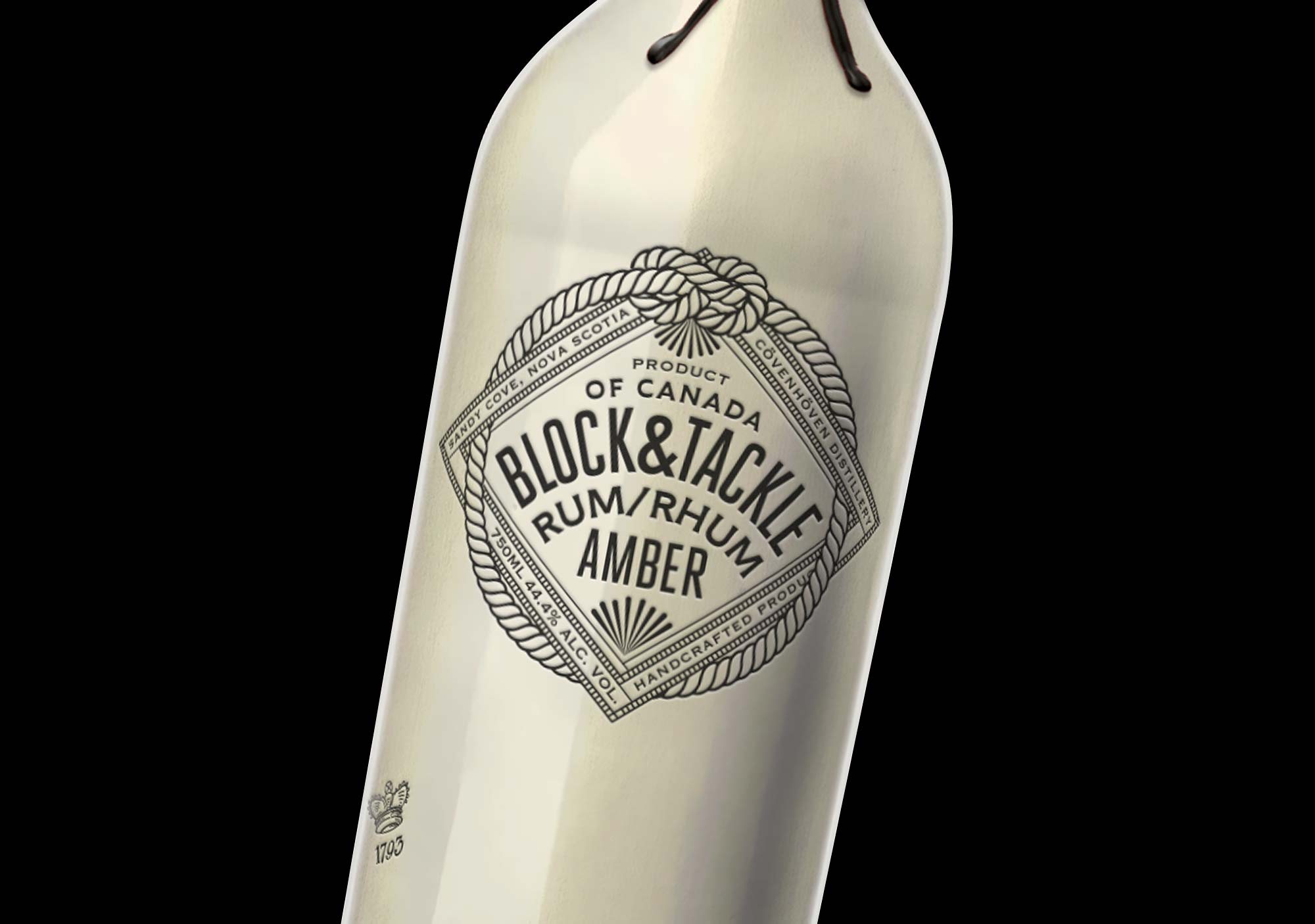 Block &amp; Tackle Rum | Oveja &amp; Remi - Spirits &amp; Wine label design