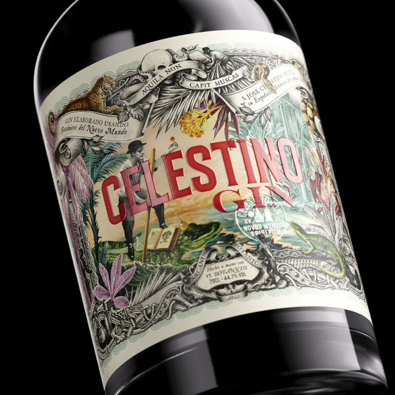 Celestino naming and branding by Oveja & Remi